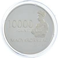 2014. 10.000Ft Ag "Spányi Béla halálának 100. évfordulója" kapszulában, tanúsítvánnyal T:P...