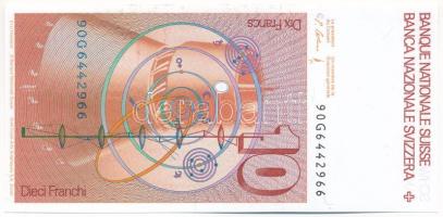 Svájc 1990-1992. 10Fr T:UNC Switzerland 1990-1992. 10 Franken C:UNC Krause P#53