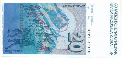 Svájc 1981-1983. 20Fr T:UNC Switzerland 1981-1983. 20 Francs C:UNC Krause P#54