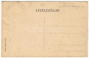 Torda, Turda; sóbánya bejárata, iparvasút. Füssy József kiadása / salt mine entry, industrial railwa...