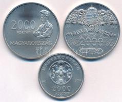 2014. 2000Ft Cu-Ni "90 éves a Magyar Nemzeti Bank" + 2000Ft Cu-Ni "Spányi Béla halálá...