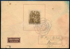 1938 Légiturisztikai képeslap alkalmi bélyegzéssel