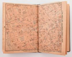 cca 1900-1910 Strassen-Verzeichnis und Pläne von London. (London utcajegyzék és térkép). Leizpig, Br...