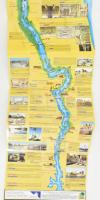 2007 The Nile Map, Egypt / Egyiptom, a Nílus menti területek grafikus térképe, angol és német nyelvű...