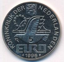 Hollandia 1996. 5E Cu-Ni "Willem Barentsz" T:AU patina Netherlands 1996. 5 Euro Cu-Ni &quo...