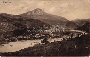 1909 Kralován, Kralovany; Vág folyó. Feitzinger Ede No. 644. / River Váh (ázott / wet damage)