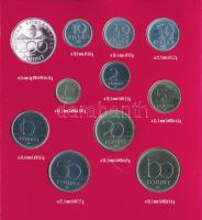 1994. 10f-200Ft (11xklf) "Magyarország pénzérméi" forgalmi sor dísztokban, bennne 1994. 20...