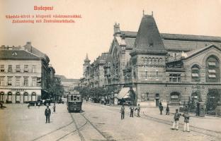 Budapest. Magyar Fénynyomdai rt. Bpest. - régi képeslap füzet 10 képeslappal, hiánytalan: Nyugati pá...