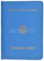 1986. 2f-20Ft (10klf) forgalmi sor, "Magyar Népköztársaság - forgalmi érméi" feliratú kirá...