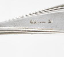 Jubiler alpakka, jelzett hat személyes evőeszköz készlet. Eredeti dobozában