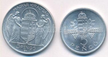 1943. 5P Al "Horthy Miklós születésének 75. évfordulója" + 1945. 5P Al "Parlament&quo...