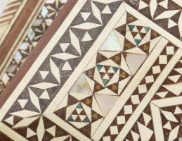 3 db marokkói mintás kártya és ékszeres doboz. 11x7- 16x19 cm Ig