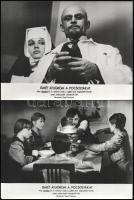 cca 1970 ,,Ismét átugrom a pocsolyákat" című csehszlovák film jelenetei és szereplői, 17 db vin...