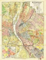 cca 1936 Budapest székesfőváros kézitérképe, tervezte: Kogutowicz Manó, 1 : 25.000, Bp., Magyar Földrajzi Intézet Rt., hátoldalán utcajegyzékkel, sérült, javított, 57x43 cm