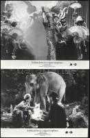 cca 1984 ,,Indiana Jones és a végzet temploma" című amerikai film jelenetei és szereplői, 9 db ...