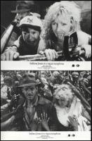 cca 1984 ,,Indiana Jones és a végzet temploma" című amerikai film jelenetei és szereplői, 9 db ...