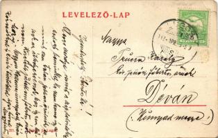 1912 Lugos, Lugoj; Dohány nagy tőzsde, Németh és Klein, Stohr József üzlete, piac. Berecz J. 321. / ...