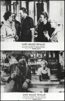 cca 1961 ,,Ilyen hosszú távollét" című francia olasz film jelenetei és szereplői, 13 db vintage...