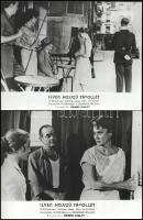 cca 1961 ,,Ilyen hosszú távollét" című francia olasz film jelenetei és szereplői, 13 db vintage...