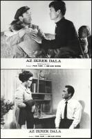 cca 1989 előtt készült ,,Az ikrek dala" című koreai film jelenetei és szereplői, 8 db vintage p...