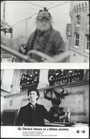 cca 1985,,Ifjú Sherlock Holmes és a félelem piramisa" című angol film jelenetei és szereplői, 7...