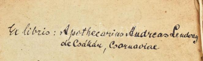 Christóf (Christoph) Wilhelm Hufeland: Az emberi élet meg-hoszszabításának mestersége... német nyelv...