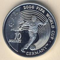 Sierra Leone 2004. 10$ Ag "Labdarúgó VB - Németország" T:PP