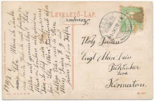 1911 Szenc, Szempcz, Senec; Szenczy Molnár Albert utca nyugati része, zsinagóga. Jungkönig József ki...