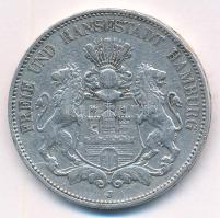 Német Birodalom / Hamburg 1901J 5M Ag T:VF ph. German Empire / Hamburg 1901J 5 Mark Ag C:VF edge err...