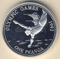 Tonga 1991. 1P Ag "Olimpia" T:PP