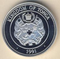 Tonga 1991. 1P Ag "Olimpia" T:PP