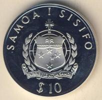 Szamoa 1993. 10$ Ag "Olimpia" T:PP