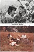 cca 1972 ,,Hófehérke hercege" című csehszlovák film jelenetei és szereplői, 16 db vintage produ...