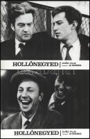 cca 1963 ,,Hollónegyed" című svéd film jelenetei és szereplői, 7 db vintage produkciós filmfotó ezüst zselatinos fotópapíron, a használatból eredő (esetleges) kisebb hibákkal, 18x24 cm