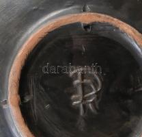 DR jelzéssel többmázas falitál, minimális kopással, d: 19 cm