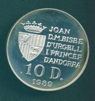 Andorra 1989. 10D Ag "Labdarúgó VB" T:PP