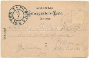 1902 A Magyar-Horvát Tengeri Gőzhajózási Rt. "Liburnia" egycsavaros tengeri személyszállít...