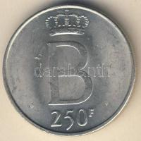 Belgium 1976. 250Fr Ag "Baudouin király - 25 éves jubileum" flamand nyelven T:1-