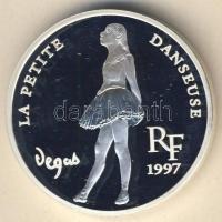 Franciaország 1997. 10Fr / 1 1/2€ Ag "Múzeumi kincsek - Balett-táncos" T:PP Csak 15.000db!