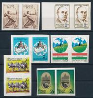 1984 6 klf vágott pár / 6 imperforated pairs