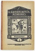 Kerékgyártó Árpád: Kárpátoktól Adriáig. Kirándulási útmutatók. I. kötet: Budapest. 2 térképpel, 4 vázlattal és 1 közlekedési táblázattal. Bp., 1914, Magyar Földrajzi Intézet Rt., 78 p. + 2 (kihajtható térképmellékletek) t. +4 (korabeli reklámok) sztl. lev. + 1 (közlekedési táblázat) t. Kiadói papírkötés.