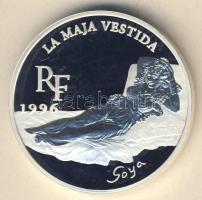 Franciaország 1996. 10Fr/1 1/2€ Ag "Múzeumi kincsek-Goya: A felöltözött Maya" T:PP Csak 15.000db!