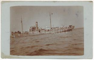 1918 K.u.K. Kriegsmarine U-Suchflottile S.M.Kd. "SENJ". photo (EK) + "K.u.K. MARINEFELDPOSTAMT POLA"