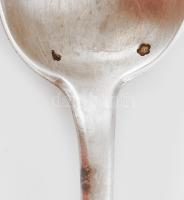 Ezüst (Ag) evőeszköz készlet. Hat személyes komplett, jelzett. Dianás jelzéssel, mesterjeggyel, Nett...