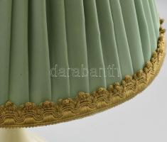 Zsolnay virágmintás porcelán lámpa. Kézzel festett, jelzett, működik, hibátlan, m: 58 cm