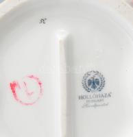 Hollóházi népviseletes táncos lány, kézzel festett, jelzett, hibátlan, m: 30,5 cm