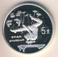 Kína 1997. 5Y Ag "Kínai Nagy Fal" T:PP