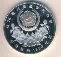 Dél-Korea 1986. 10.000W Ag "Szöuli olimpia" T:PP