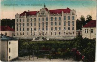 1918 Székelyudvarhely, Odorheiu Secuiesc; Római katolikus főgimnázium. Becsek D. Fia kiadása / Catholic grammar school (r)