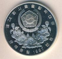 Dél-Korea 1987. 10.000W Ag "Olimpia-Röplabda" T:PP